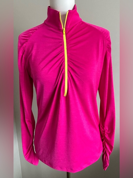 Lija Tops - NWOT- Lija Sport Half-Zip Top. Made in Canada.